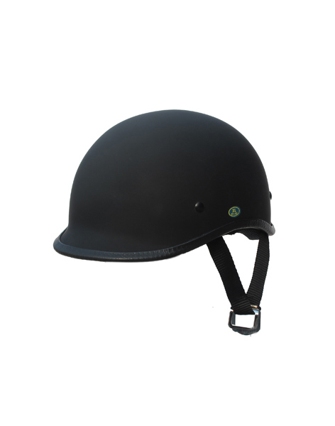 102FB - DOT Flat Black Helmet