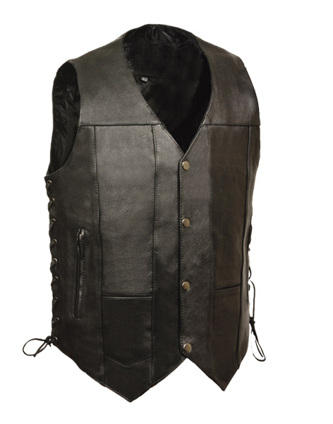 TN1050 - MENS 10 POCKET SIDE LACE VEST