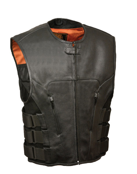 TN1066 - MENS SWAT STYLE ZIPPER FRONT VEST