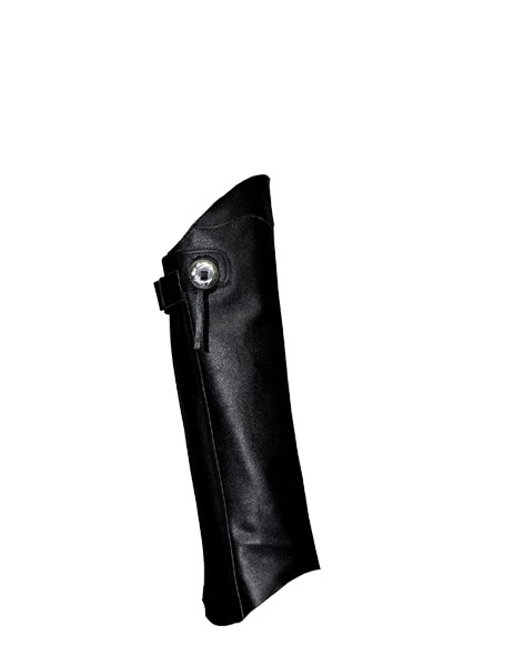 TN1409 - BLACK UNISEX SHORT CHAPS