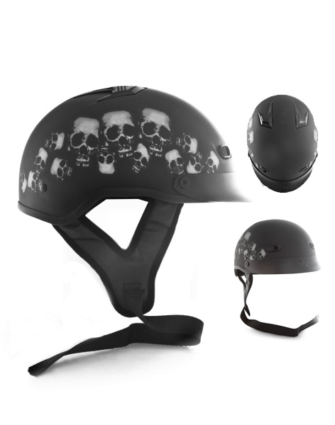 200skullpile - DOT Skull Pile Helmet