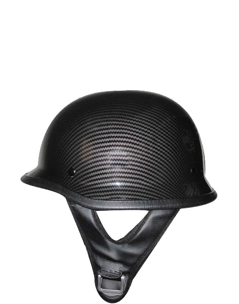 2073 - Carbon Fiber Novelty German Helmet