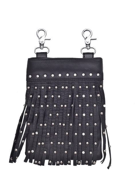 2171 - Studs Fringes Belt Bag