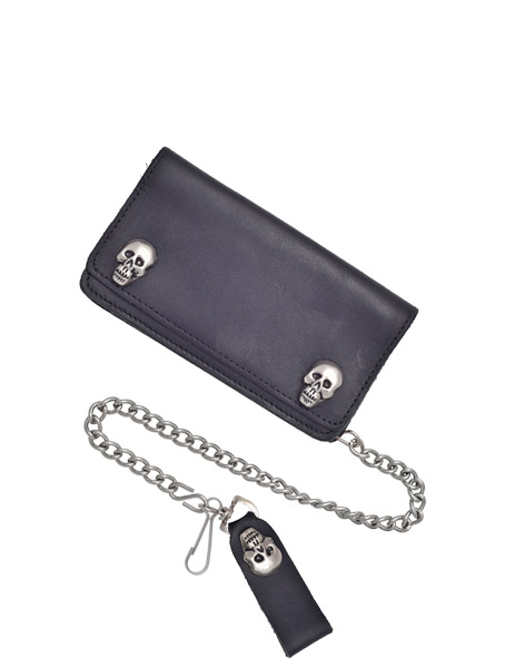 5320 - Skull Snaps Chain 6 Inches Wallet