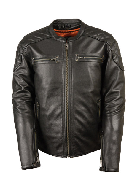 959 - MENS FULL SIDE LACE VENTED SCOOTER JACKET