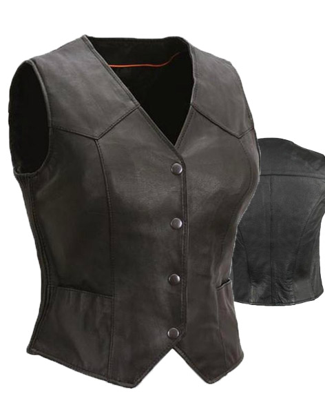 F540 - Women's Light Weight Heiress Leather Vest