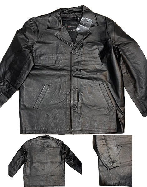 MC0102 - Mens 4 Button Fashion Leather Jacket