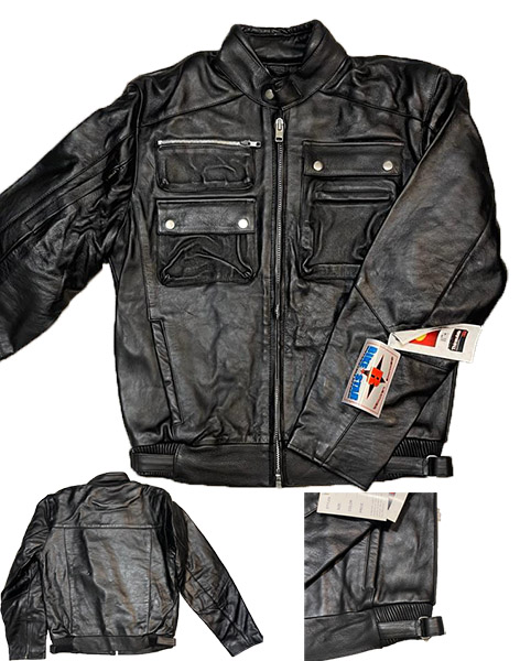 MC839 - Mens Club Style Leather Jacket