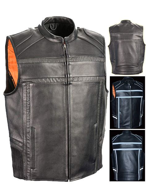 MLM3560 - Men's Scooter Vest with Reflective