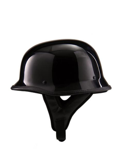 RHD103B - Rodia German DOT Helmet Black