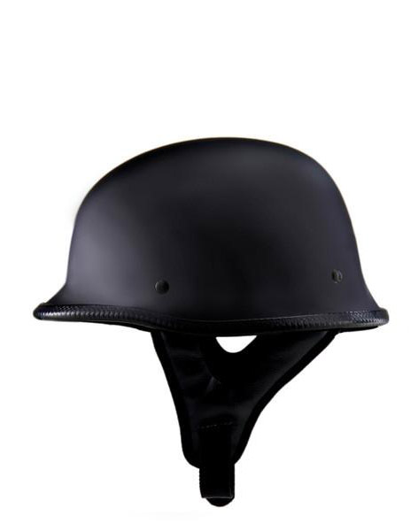 RHD103FB - Rodia German DOT Helmet Flat Black