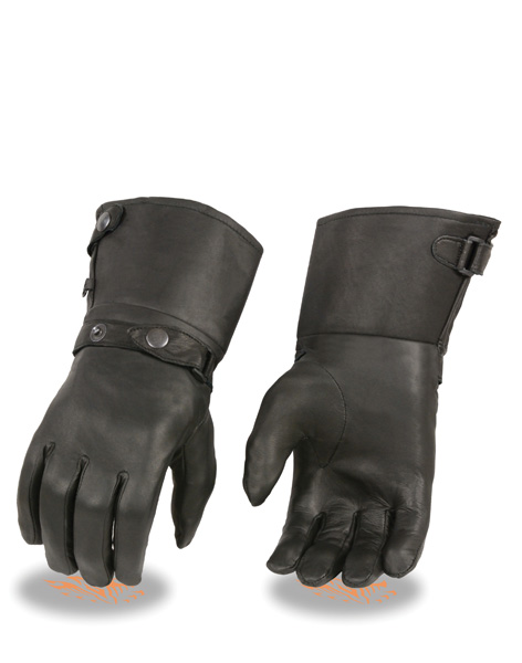 SH264 - MEN’S PREMIUM LEATHER ULTRA LONG GAUNTLET GLOVES W/ WRIS