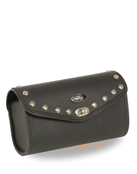 SH49901 - LARGE PVC STUDDED WINDSHIELD BAG