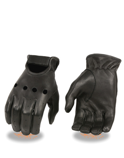 SH868 - MEN’S DEERSKIN LEATHER UNLINED DRIVING GLOVES W/ KNUCKLE