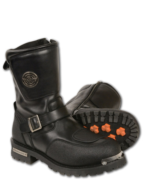 MBM9070 - Men’s Strap Boot w/ Reflective Piping & Gear Shift Pro