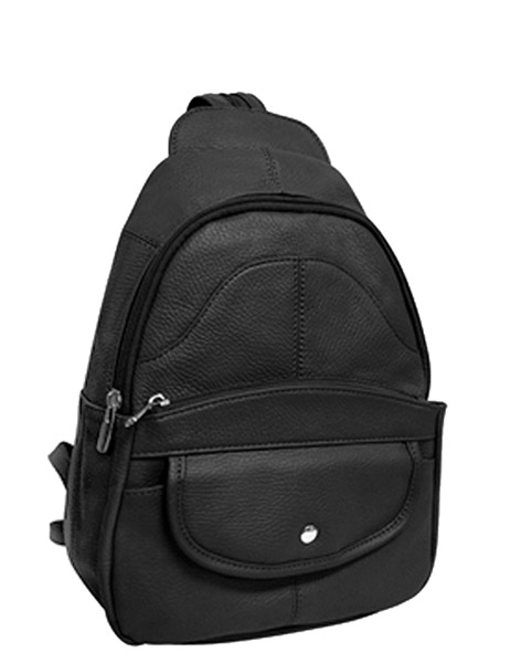 TN3308 - Black Lether Back Pack