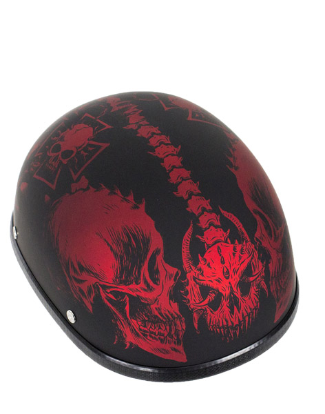 burgundy motorcycle helmet Skull Graveyard German Novelty Icon Biker Gear 04 Modular is the perfect lightweight helmet for cross MD-04 Modular Helmet - GMAX